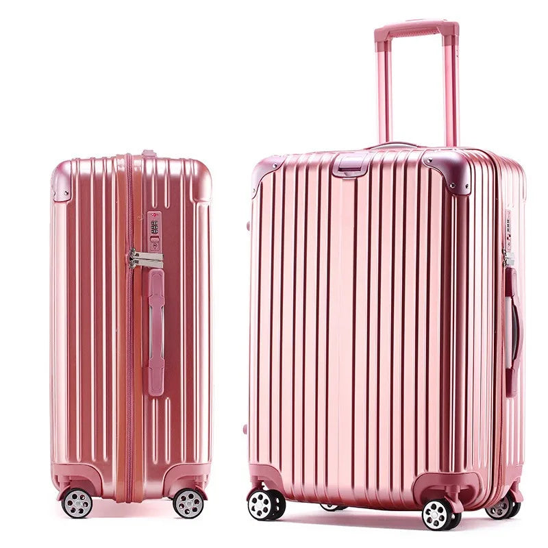 Thickened Aluminium Frame & PC Suitcase with Universal Wheels