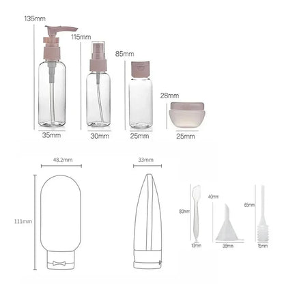 Travel Refillable Bottle Set