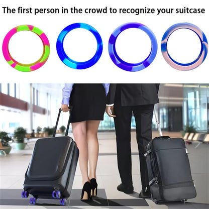 16/4PCS Silicone Wheels Protector for Luggage