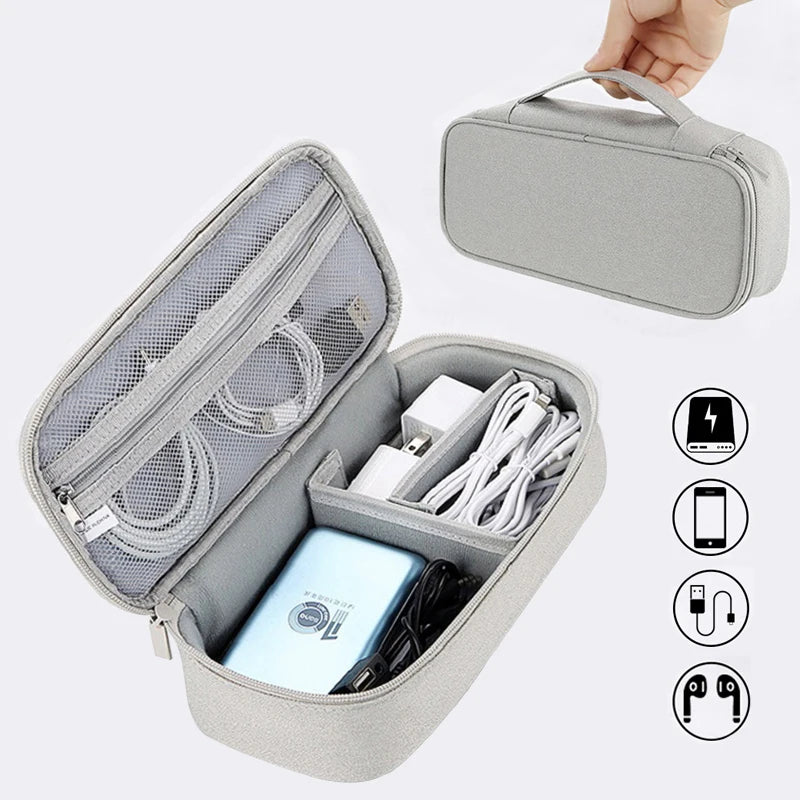 Cable Storage Bag – Portable Digital USB Gadget Storage Pouch