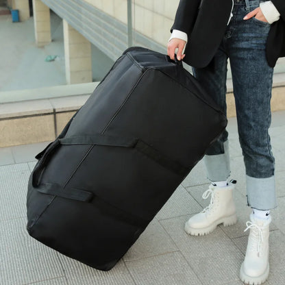 Foldable Wheel Bag – Large Capacity Storage with Wheels, Expandable Trolley Suitcase