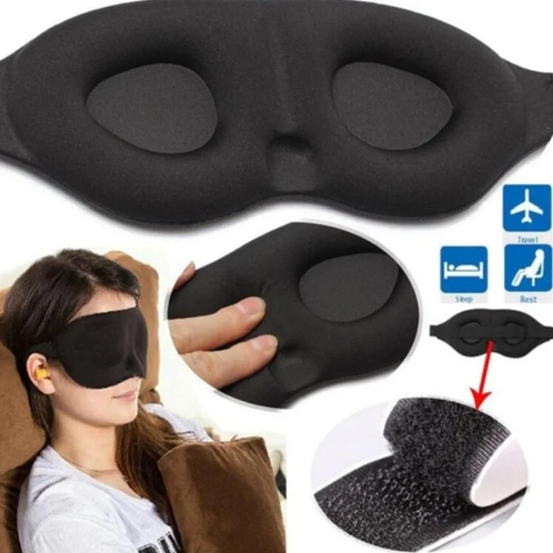 3D Sleeping Eye Mask - Travel Rest Aid Eye Cover Patch