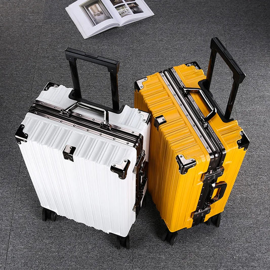 Trolley Luggage with Aluminum Frame – Stylish and Durable Travel Suitcases on Wheels