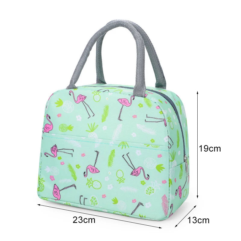 Lunch Bag Handle Insulation Cooler Bag – Portable Thermal Food Storage for Women and Kids