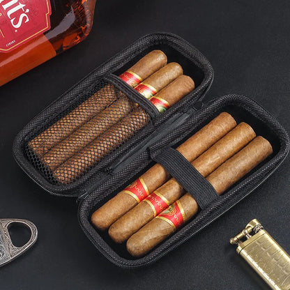 Portable Cigar Case - EVA Lightweight Travel Storage Bag