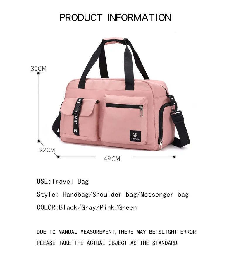 Women’s Travel Bags – Casual Sport Duffle Bag