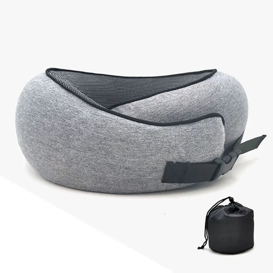 Memory Foam Neck Pillow - Cervical Vertebra Support Travel Pillow