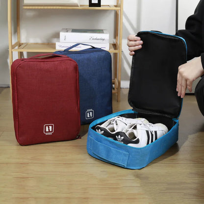 Portable Travel Shoe Bag - Waterproof Storage for Footwear