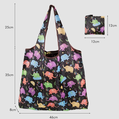 Reusable Foldable Shopping Bags - Large Size Eco-Friendly Totes, Heavy Duty & Washable