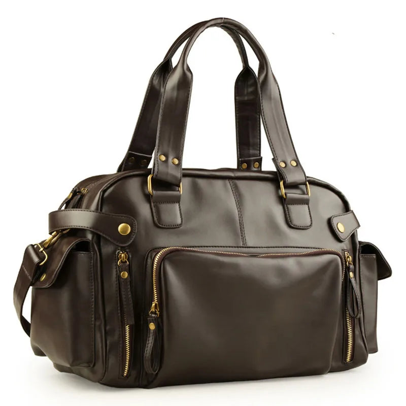 Male Travel Bag Retro Duffle