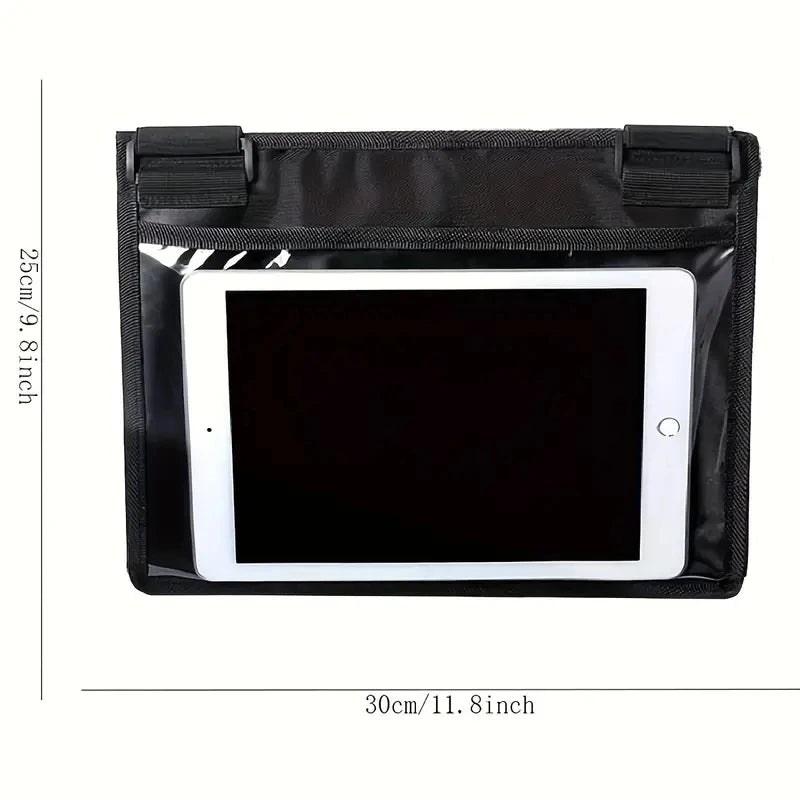 Black Portable Tablet Holder – Detachable and Lightweight Travel Accessory