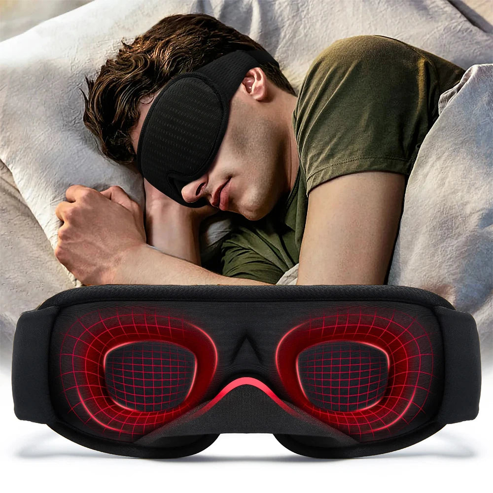 3D Sleeping Mask - 100% Blockout Light Sleep Mask for Ultimate Comfort