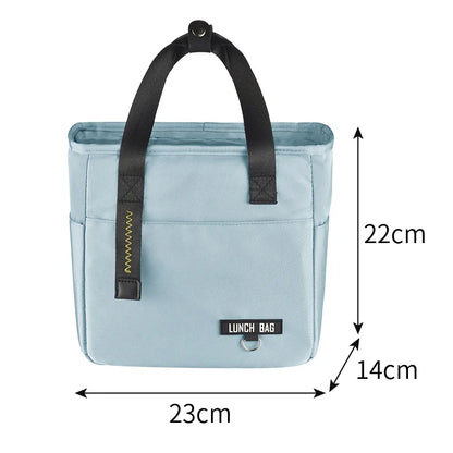 Insulated Bento Lunch Box Thermal Bag – Large Capacity Food Cooler for Travel and Picnics