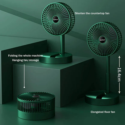 Mini Adjustable Mini Fan - Portable Rechargeable Cooling Fan