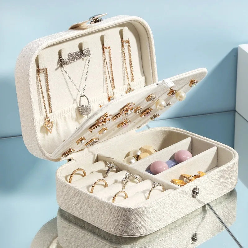 2024 Portable Jewelry Box - Jewelry Organizer Display Travel Case