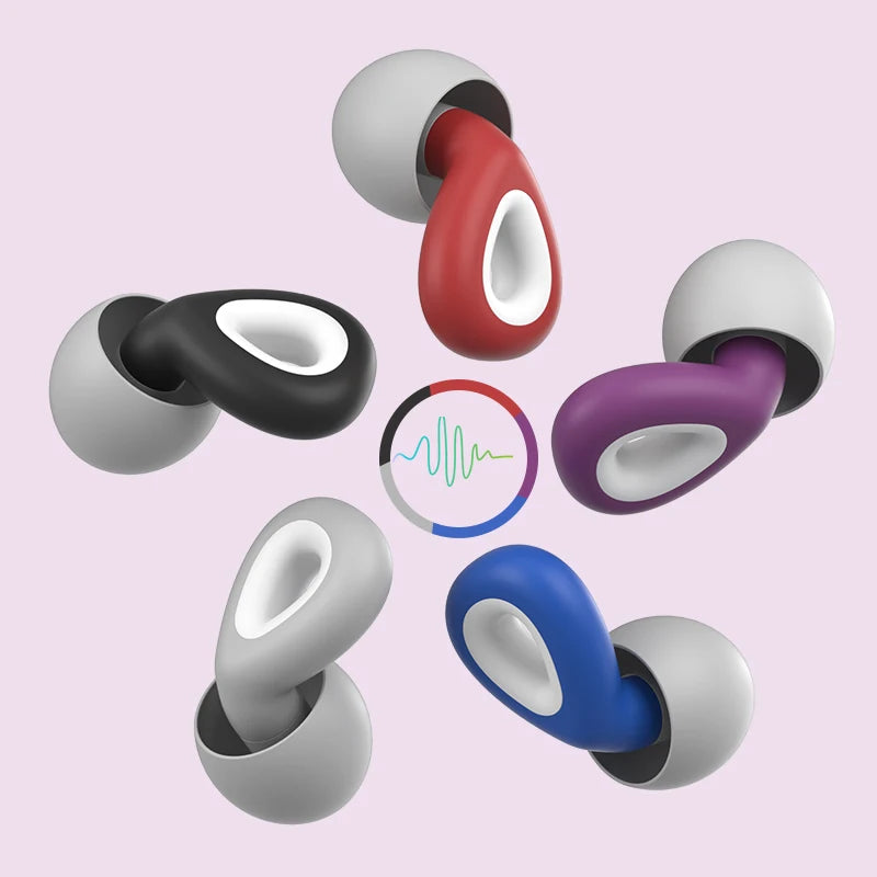 Silicone Sleep Ear Plugs - Noise-Reducing and Waterproof