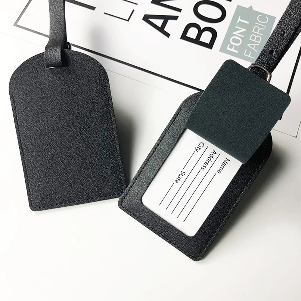 Luggage Tag - PU Airplane Labels for Men and Women