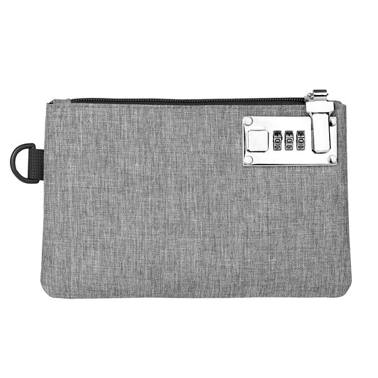 Lockable Money Bag - Coin Purse for Cash, Passports, Credit Cards Storage