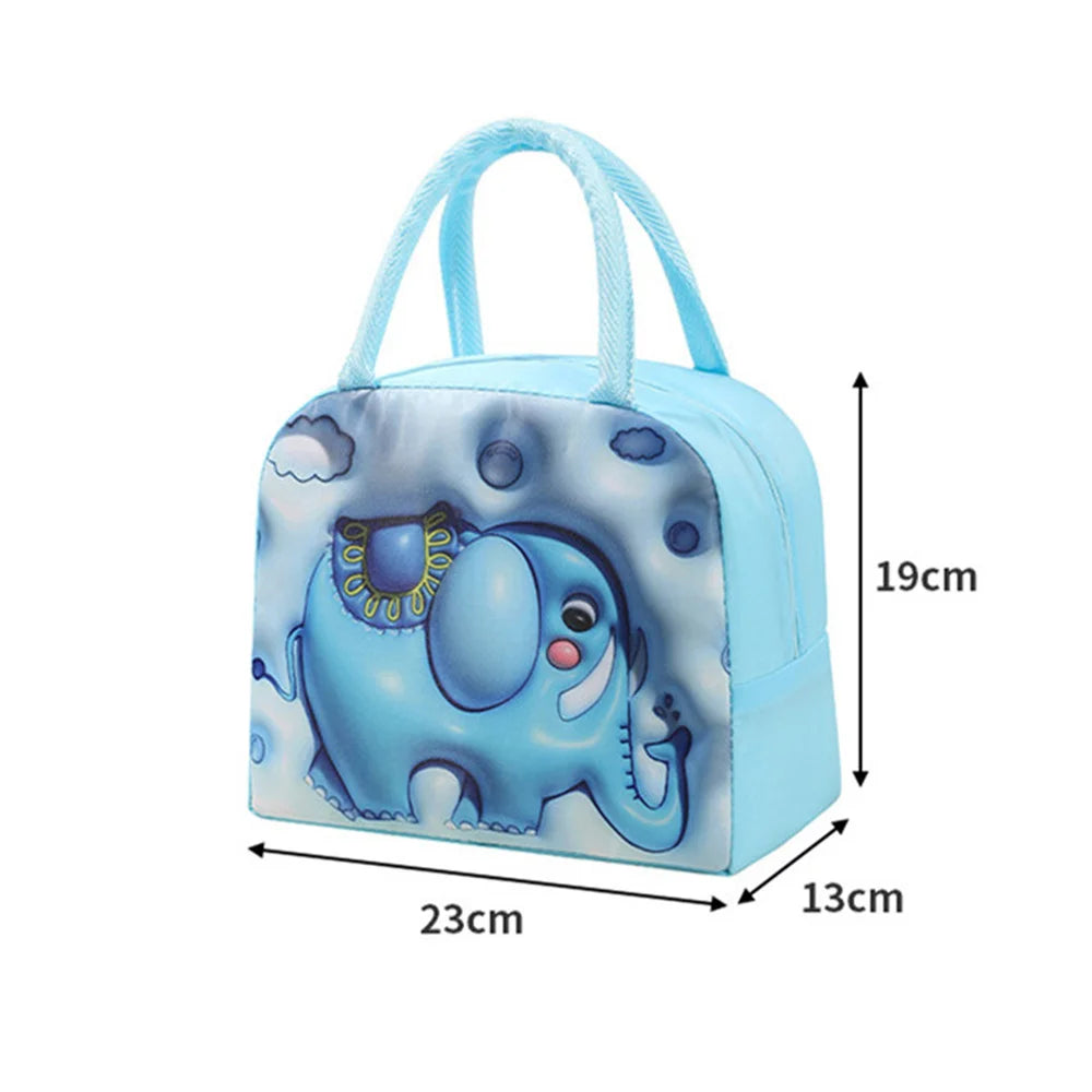 Cartoon Bento Bag – 3D Three-Dimensional Pattern Lunch Box